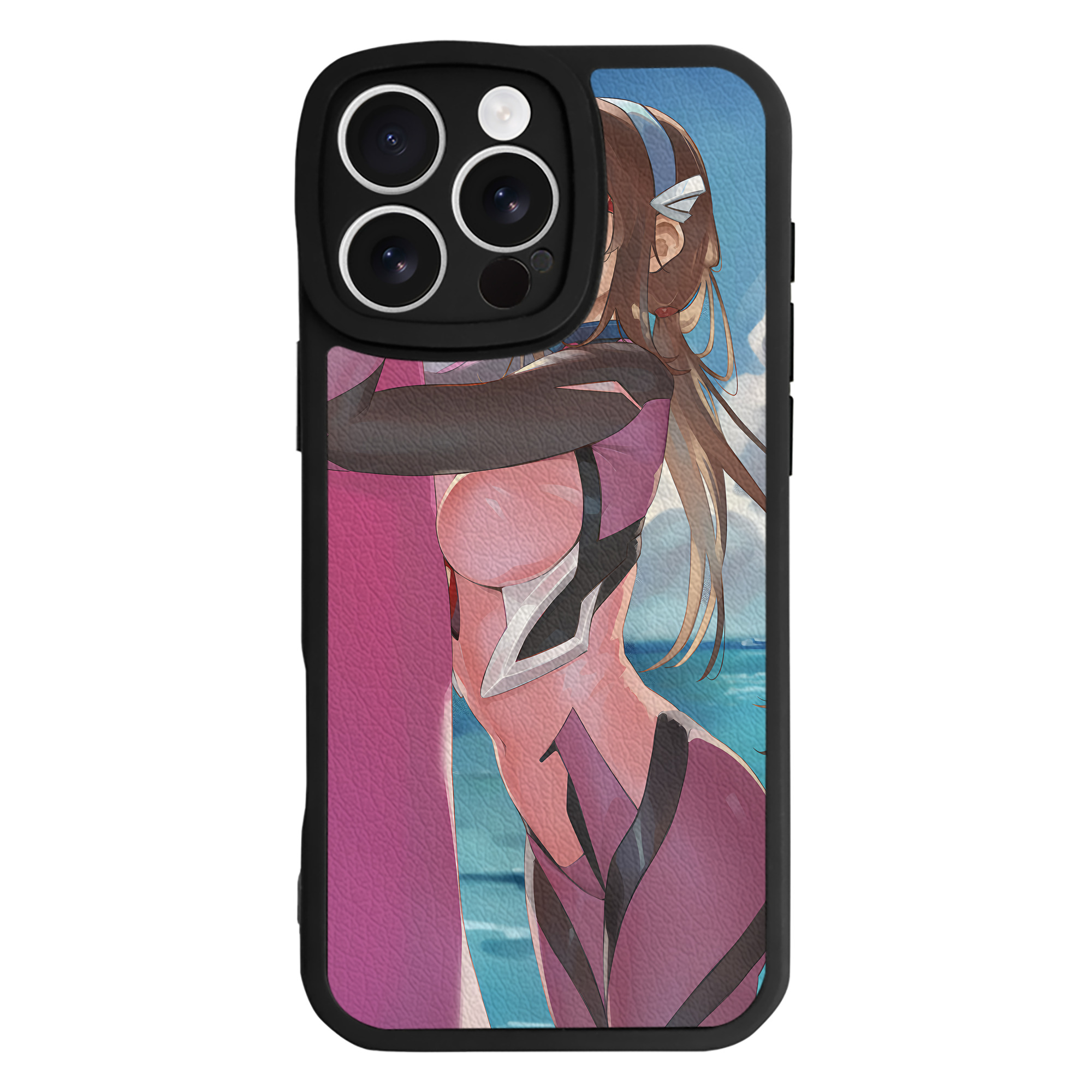 （画像用） EVA 新世紀エヴァンゲリオン 【iPhone 16シリーズ対応】シリコンスマホケース（レザー調） 材質：シリコン
